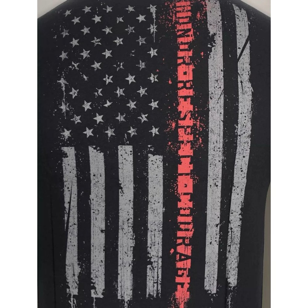 Howitzer Style Men's T-Shirt RESPECT THE RED Military Grunt - Picture 6 of 9